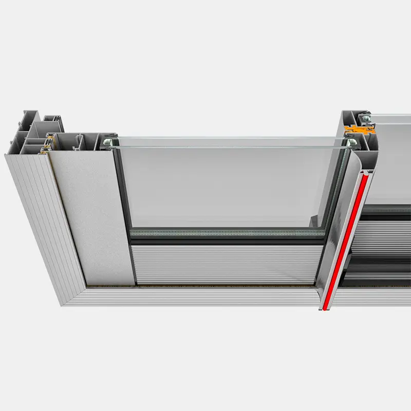 Linea Rossa Yalıtımsız Sürme Sistem Lr-2100-2